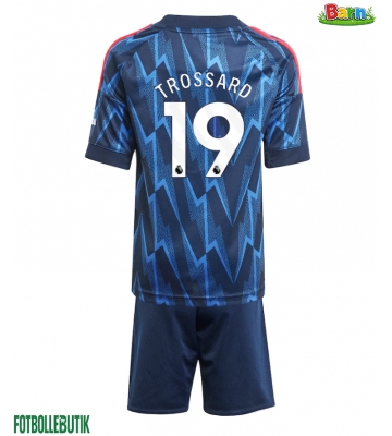 Arsenal Leandro Trossard #19 Bortaställ Barn 2025-26 Kortärmad (+ Korta byxor)